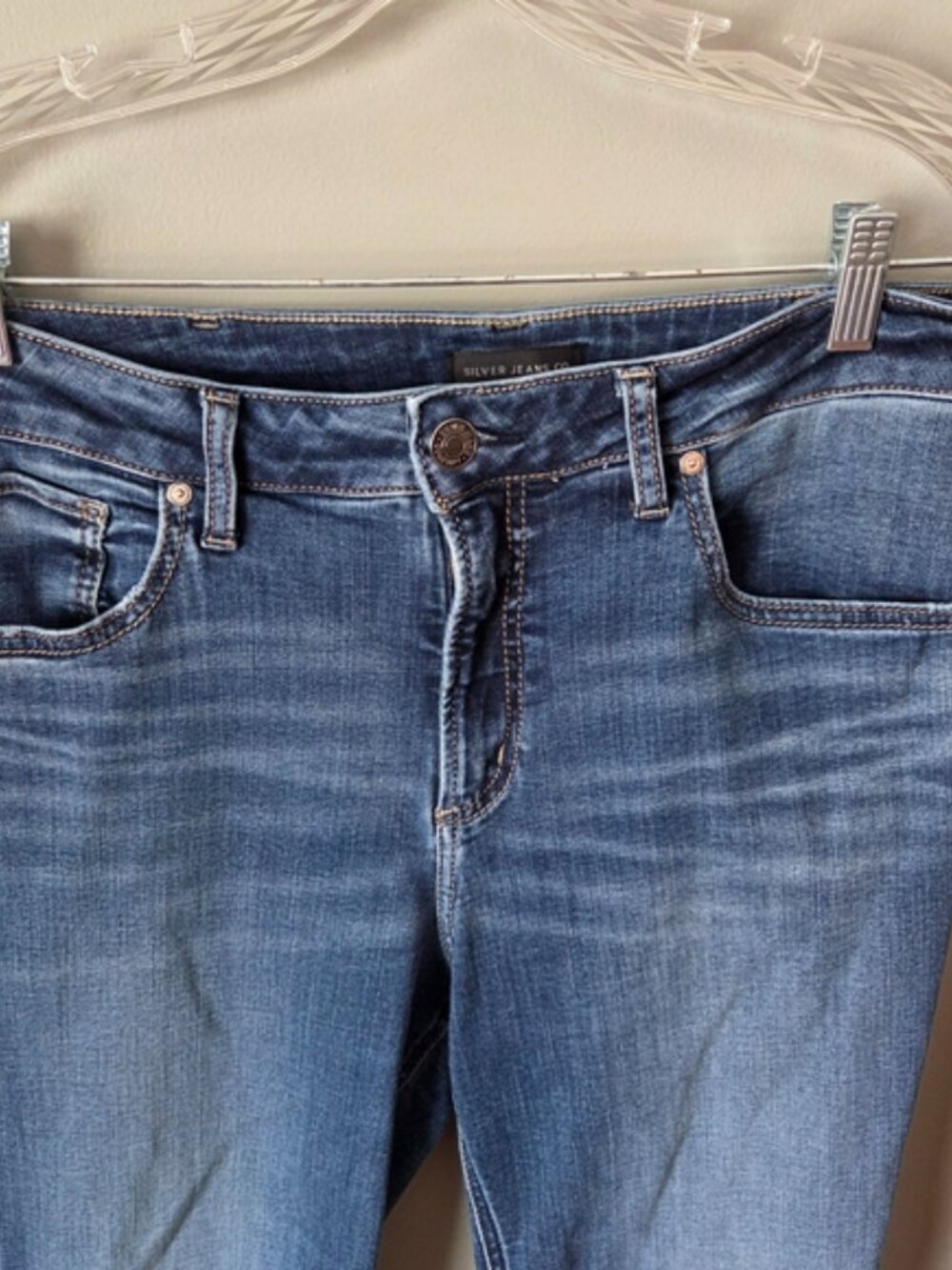 Silver Jeans Women's Skinny Jeans - Blue - Picture 3 of 8